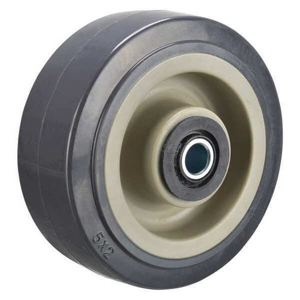 Manufacturer Varies Caster Wheel,5 in.,750 lb.,Tan Core P-UP-050X020/050R-AM
