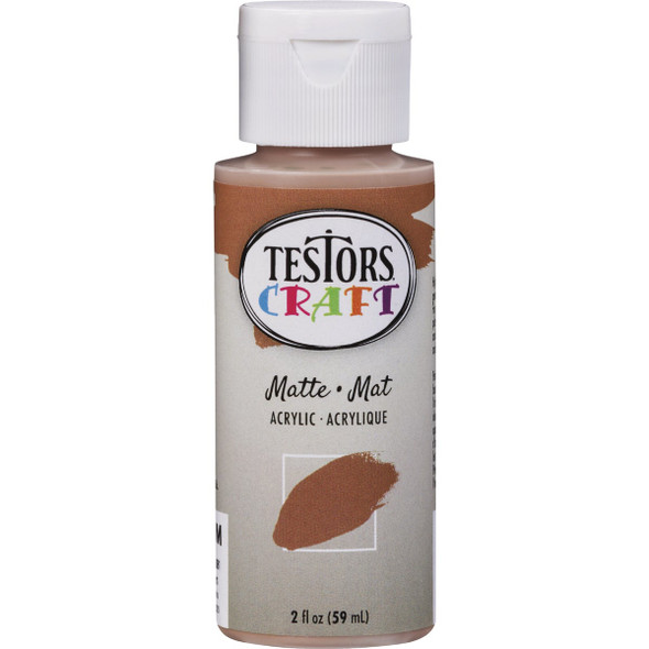 Testors Craft 2 Oz. Matte Coffee Acrylic Paint