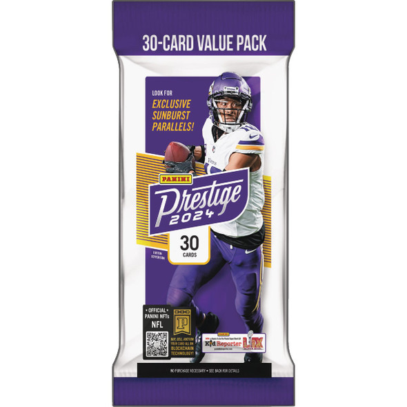 2024 Panini Prestige NFL Fat Pack 2-16005-20 Pack of 12