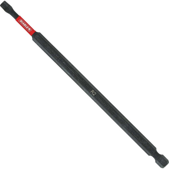 Diablo 6 In. Square #2 Impact Screwdriver Bit DSQ26B Pack of 50