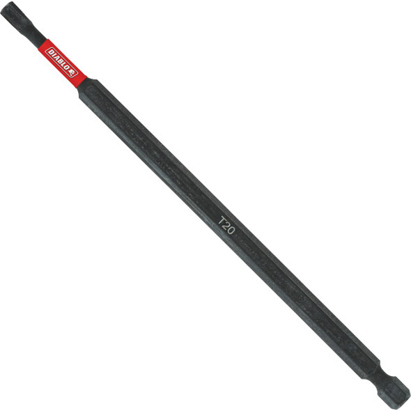 Diablo 6 In. T20 Torx Impact Screwdriver Bit (Bulk) DT206B Pack of 50