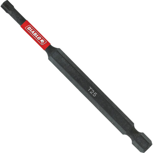 Diablo 3-1/2 In. T25 Torx Impact Screwdriver Bit DT2535B Pack of 50
