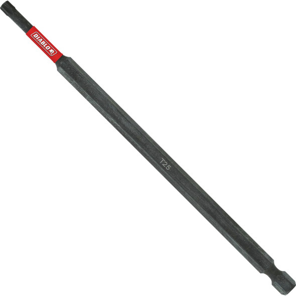 Diablo 6 In. T25 Torx Impact Screwdriver Bit DT256B Pack of 50