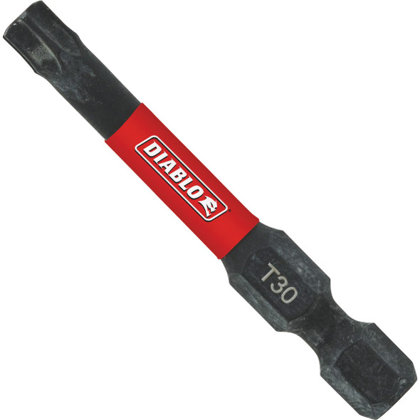 Diablo 2 In. T30 Torx Impact Screwdriver Bit DT302B Pack of 50