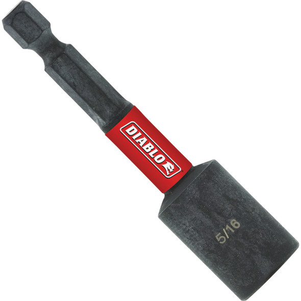 Diablo 5/16 In. x 2-9/16 In. Magnetic Impact Nut Driver DNTSL516B Pack of 50