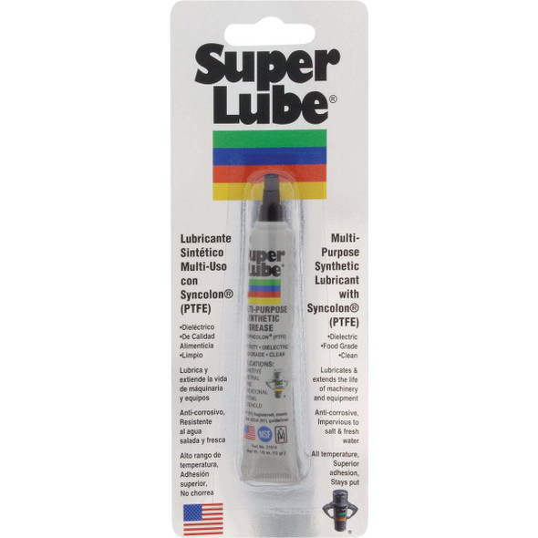 Super Lube 0.5 Oz. Tube Synthetic Multi-Purpose Lubricant 21010