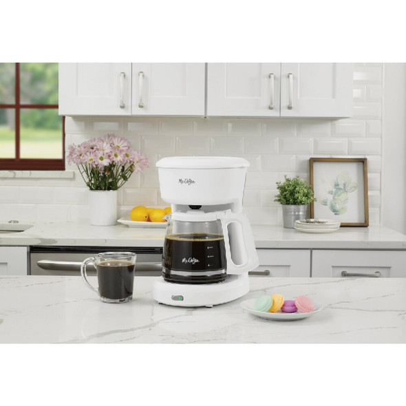 Mr Coffee 12 Cup Switch White Coffee Maker 2176664 650771