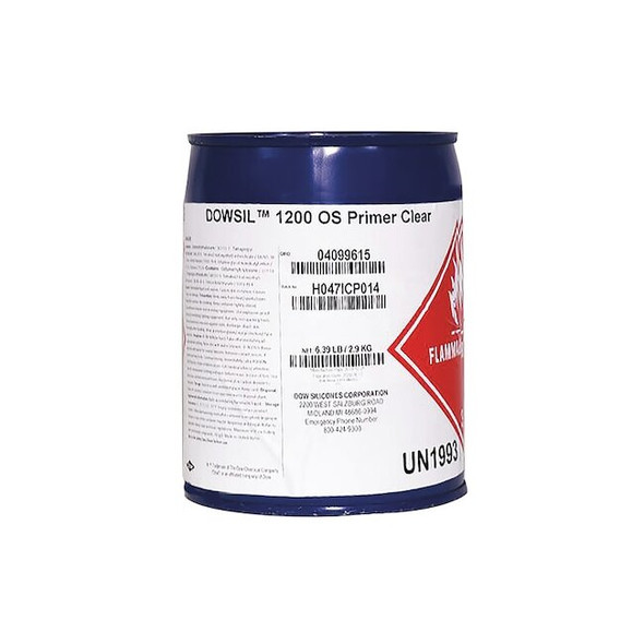 Dowsil Prime Coat Sealant, 2.9 kg, Pail, Clear, Silicone Base, OS 4099615