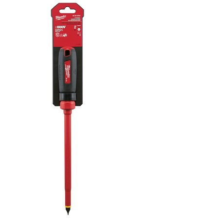 3/8 in. x 8 in. Slotted 1000 Volt Insulated Screwdriver