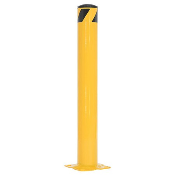 Vestil Steel Pipe Safety Bollard,36 x 4-1/2" BOL-36-4.5