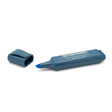Detectamet Detectable Highlighter, Blue Ink, Chisel Tip, PK5 150-A06-P01-A08