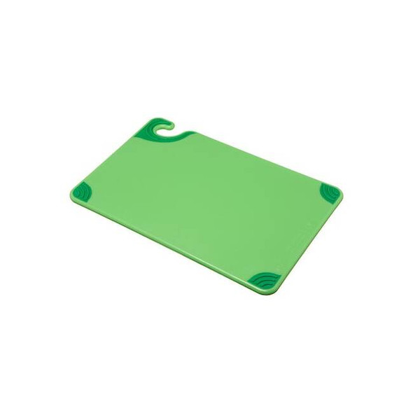 San Jamar Cutting Board,12x18,Green CBG121812GN