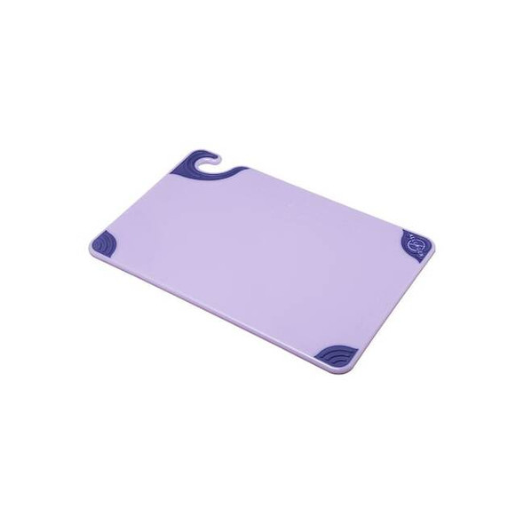 San Jamar Cutting Board,12x18,Purple CBG121812PR