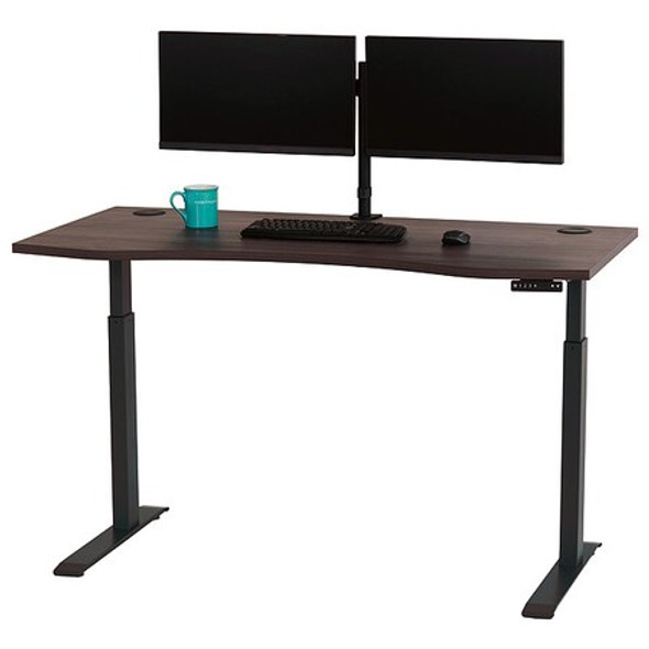 Motionwise Electric Sit-Stand Desk,60" W,Dove Gray SDD60G Motionwise Electric Sit-Stand Desk,60" W,Dove Gray SDD60G