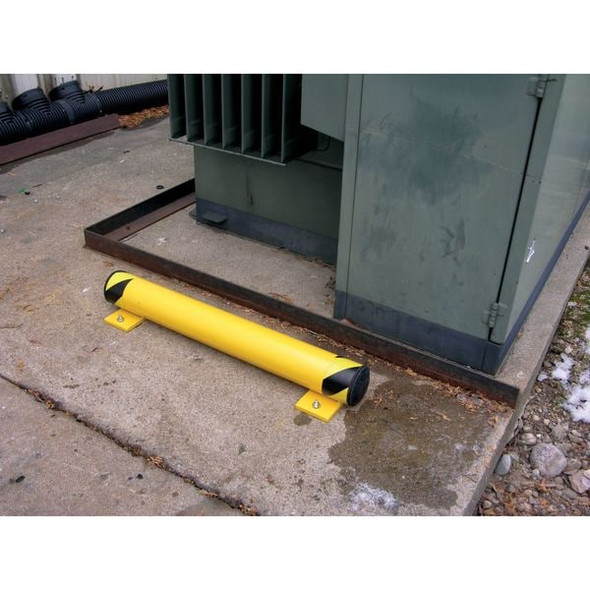 Manufacturer Varies Floor Stop Bollard,4-1/2",Yellow FSBOL-36