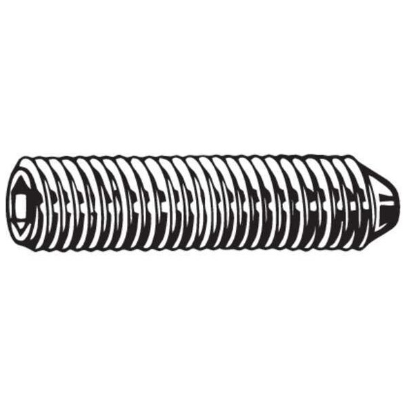 Manufacturer Varies Set Screw,M6 x 1mm,8mm L,PK100 M51250.060.0008