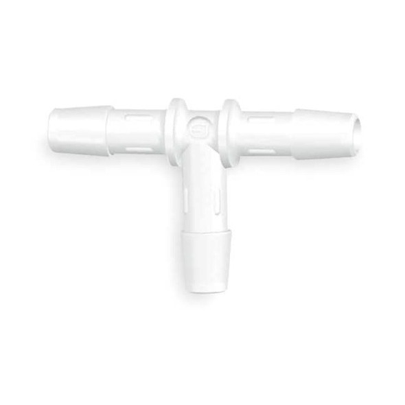 Eldon James Tee,Polypropylene,Barbed5/16in,PK10 T0-5WP