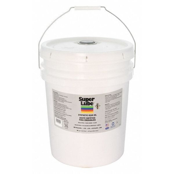 5 gal. Gear Oil Pail, 460 ISO Viscosity, 140 SAE, Translucent Clear