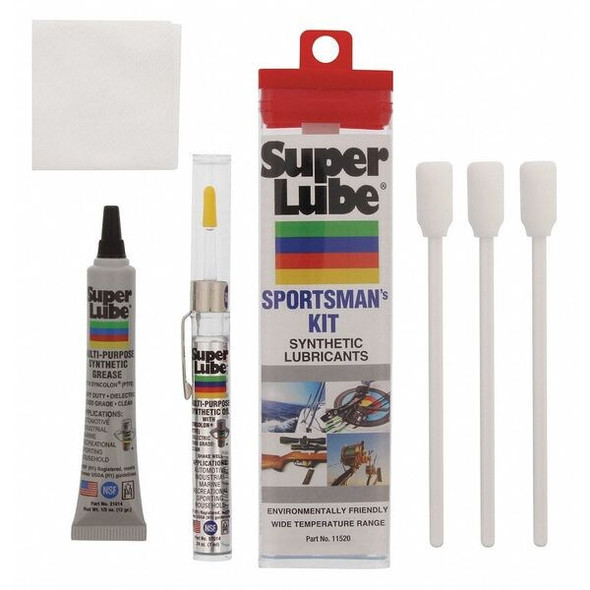 Super Lube Multipurpose Lubricant, 7 mL., Tube, Synthetic Oil, Clear 11520
