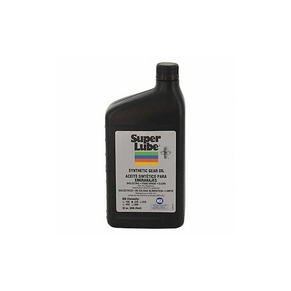1 qt. Gear Oil Bottle, 220 ISO Viscosity, 90 SAE, Translucent Clear
