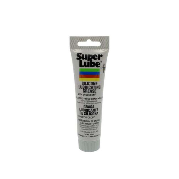 Multipurpose Grease, 3 oz, Tube, Silicone Base, 500 Degrees F Max Op Temp, White