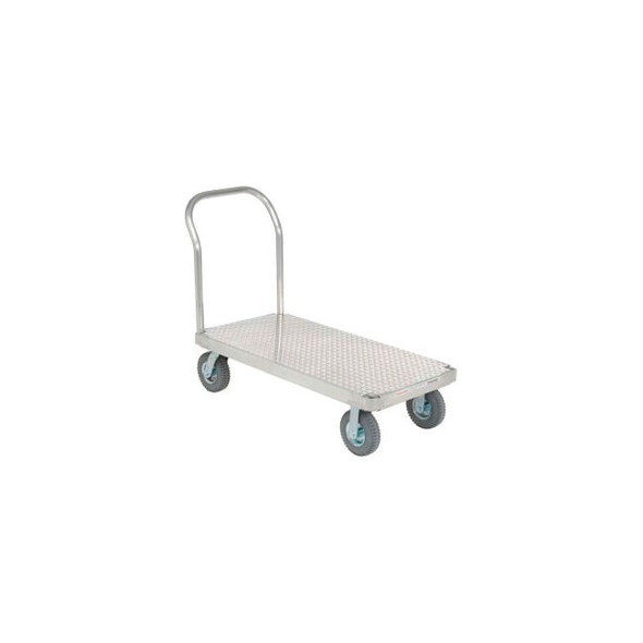 Magliner Aluminum Platform Truck with Diamond Deck 48 x 24 1200 Lb. Cap.