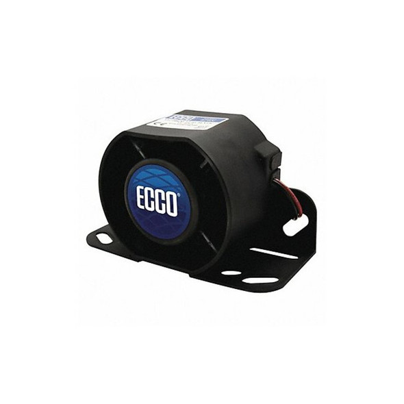 Ecco Back Up Alarm,Black,4-13/64" H 872N