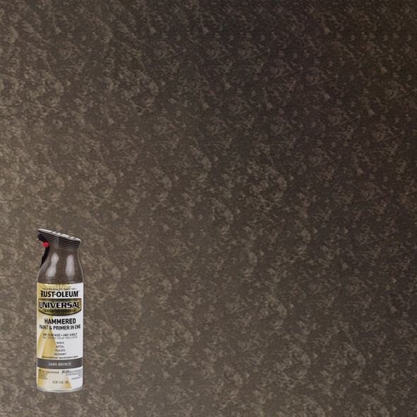 Rust-Oleum Universal 12 Oz. Hammered Dark Bronze Paint 258199