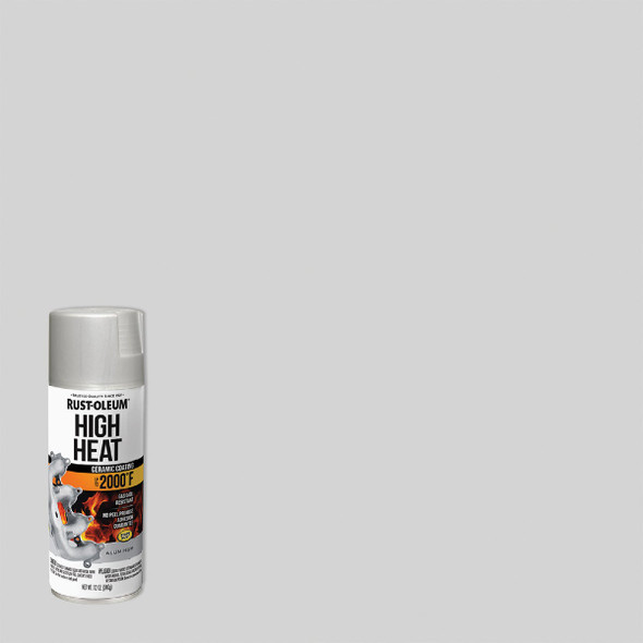 Rust-Oleum Stops Rust Flat Aluminum 12 Oz. High Heat Spray Paint 248904