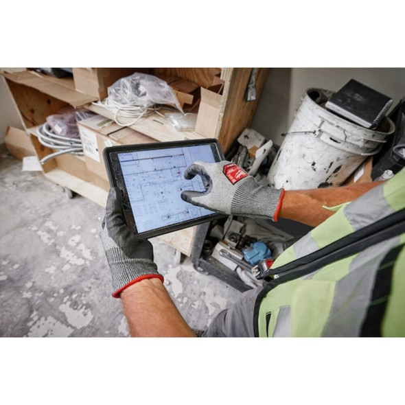 Cut-Resistant Dipped Gloves, Cut Level A5 ,Dipped ,Polyurethane ,Rough ,XL 1 PR  48-73-8753