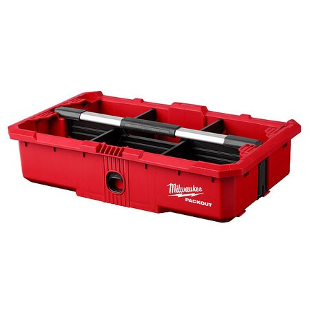 Milwaukee Tool PACKOUT Tool Tray, Polymer, Black, Red 48-22-8045