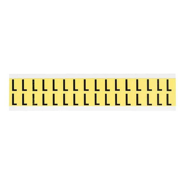 Brady LetterLabel,Vinyl,3/4inH,5/8inW,PK32 3420-L