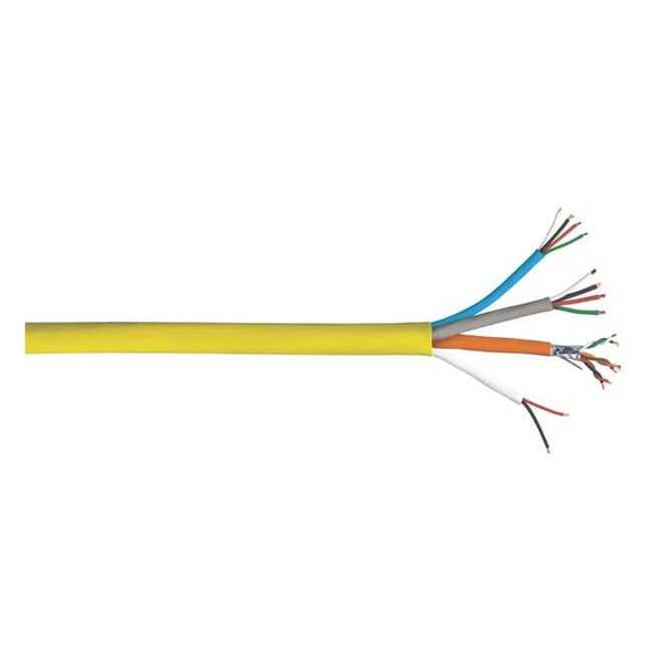 Carol Data Cable,Plenum,16 Wire,Yellow,500ft 4EPL1S.38.05