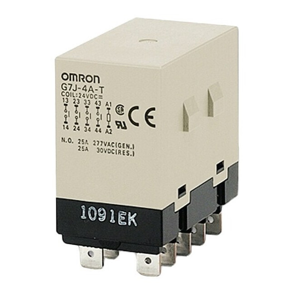 General Purpose Relay, Square, 20.4 mA, 6 Pins, Quick Connect