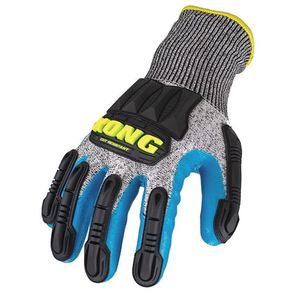 Coated Gloves, HPPE-Nitrile Palm, Acrylic Lining, Blue-Gray, S ( 7 )  KKC5BW-02-S