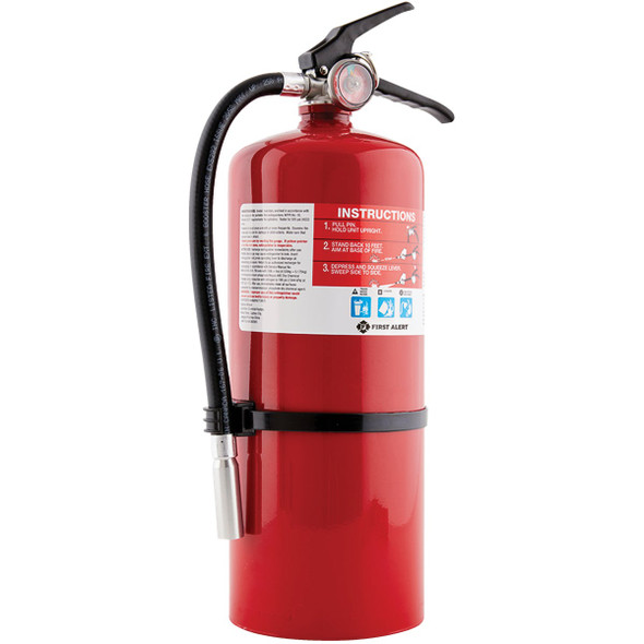 First Alert 4-A:60-B:C Rechargeable Commercial Fire Extinguisher First Alert 4-A:60-B:C Rechargeable Commercial Fire Extinguisher