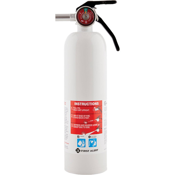 First Alert 5-B:C Rechargeable Recreation Fire Extinguisher First Alert 5-B:C Rechargeable Recreation Fire Extinguisher