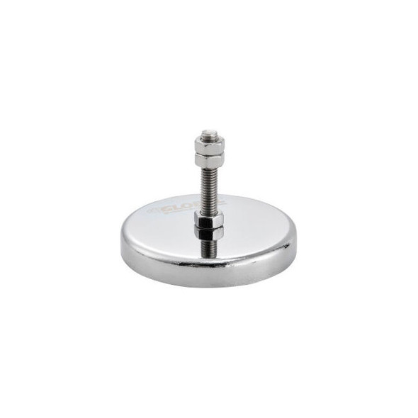 Global Industrial Ceramic Mount-It Magnet w/ Attached Screw & Nuts 35 Lbs. Pull