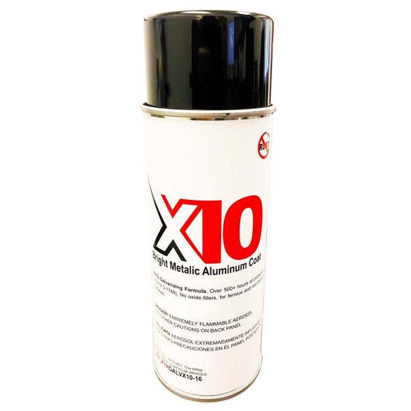 GALVX10-16 XTRweld X10 Bright Zinc Compound, Cold Spray, 16oz