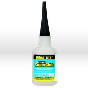 39528 Vibra-Tite Super Glue,Cyanoacrylates/Superglues,1 oz tube