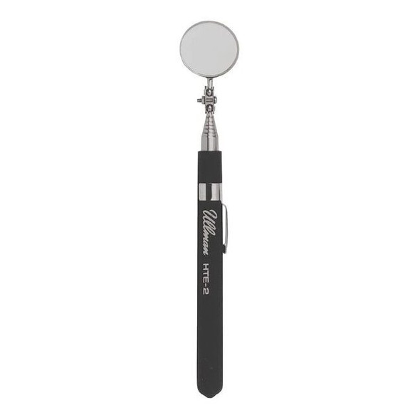 HTE-2 Ullman Telescoping Inspection Mirror, Round, 1-1/4", 9-5/8" to 36-3/8" L