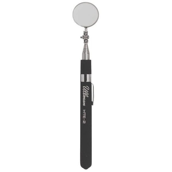 HTE-2 Ullman Telescoping Inspection Mirror, Round, 1-1/4", 9-5/8" to 36-3/8" L