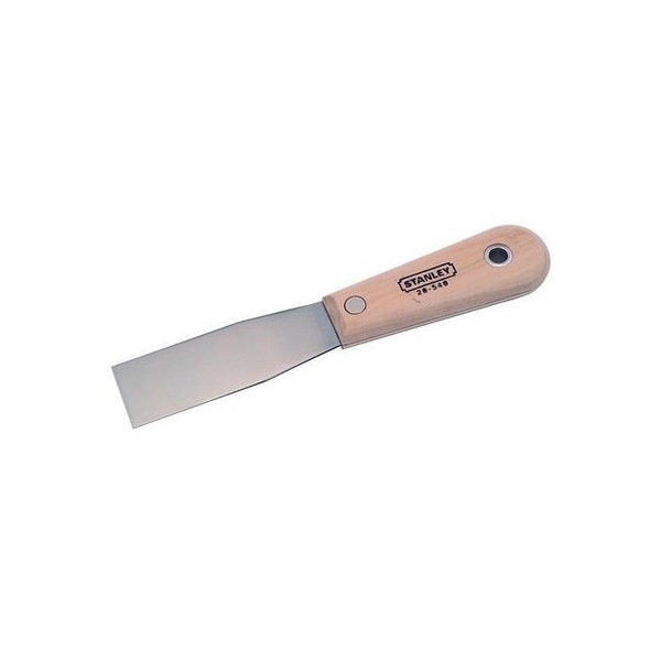 28-540 Stanley Flexible Putty Knife,1-1/4",Handle/Wood