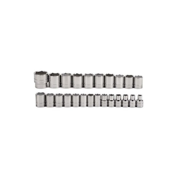 32941 Williams Socket Set, 10 Pieces, 1/2 Inch Drive, Shallow, 6 Point