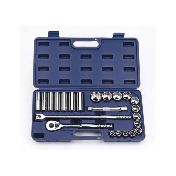 50668 Williams 1/2" Drive SAE Socket Set,23 PC