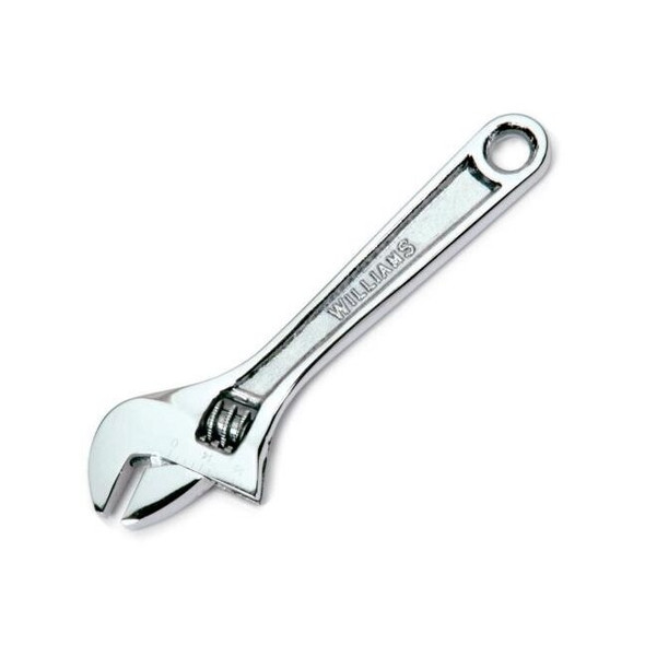 13418 Williams Adjustable Wrench,18",Chrome