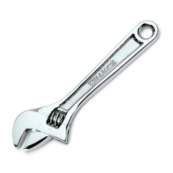 13418 Williams Adjustable Wrench,18",Chrome