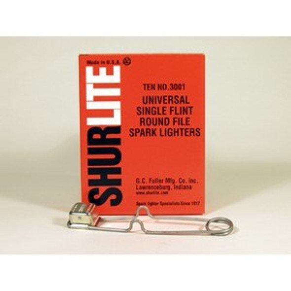 3001 Shurlite Universal Single Flint Round Spark Lighter