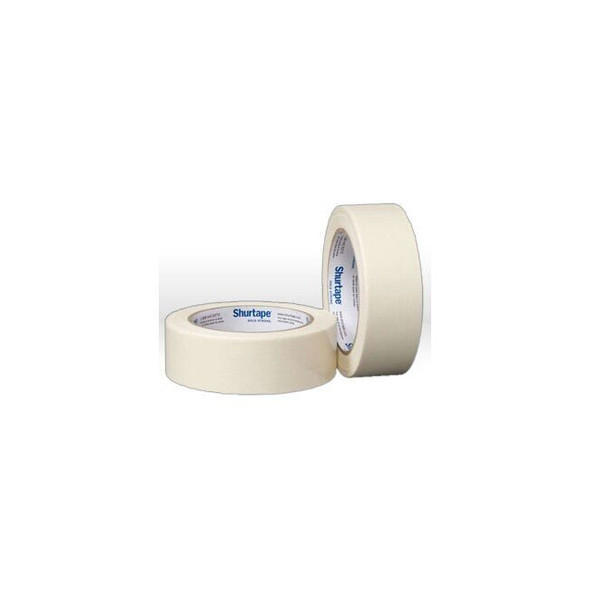 101006 Shurtape Masking Tape,1" x 60 yds, Natural, 5 mil