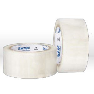 207871 Shurtape Carton Sealing Tape,2",110yds,Clear,2.2 mil